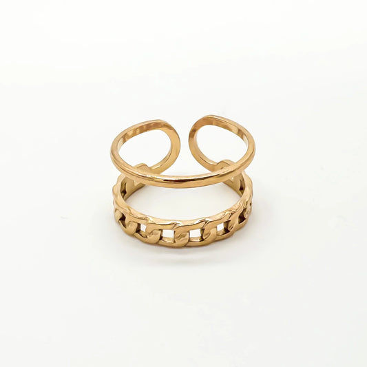 Verona - Anillo - Acero inoxidable - Ajustable