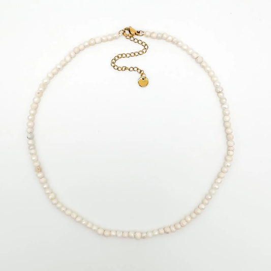 100% Real Fresh Water Pearl - Collar - Acero inoxidable