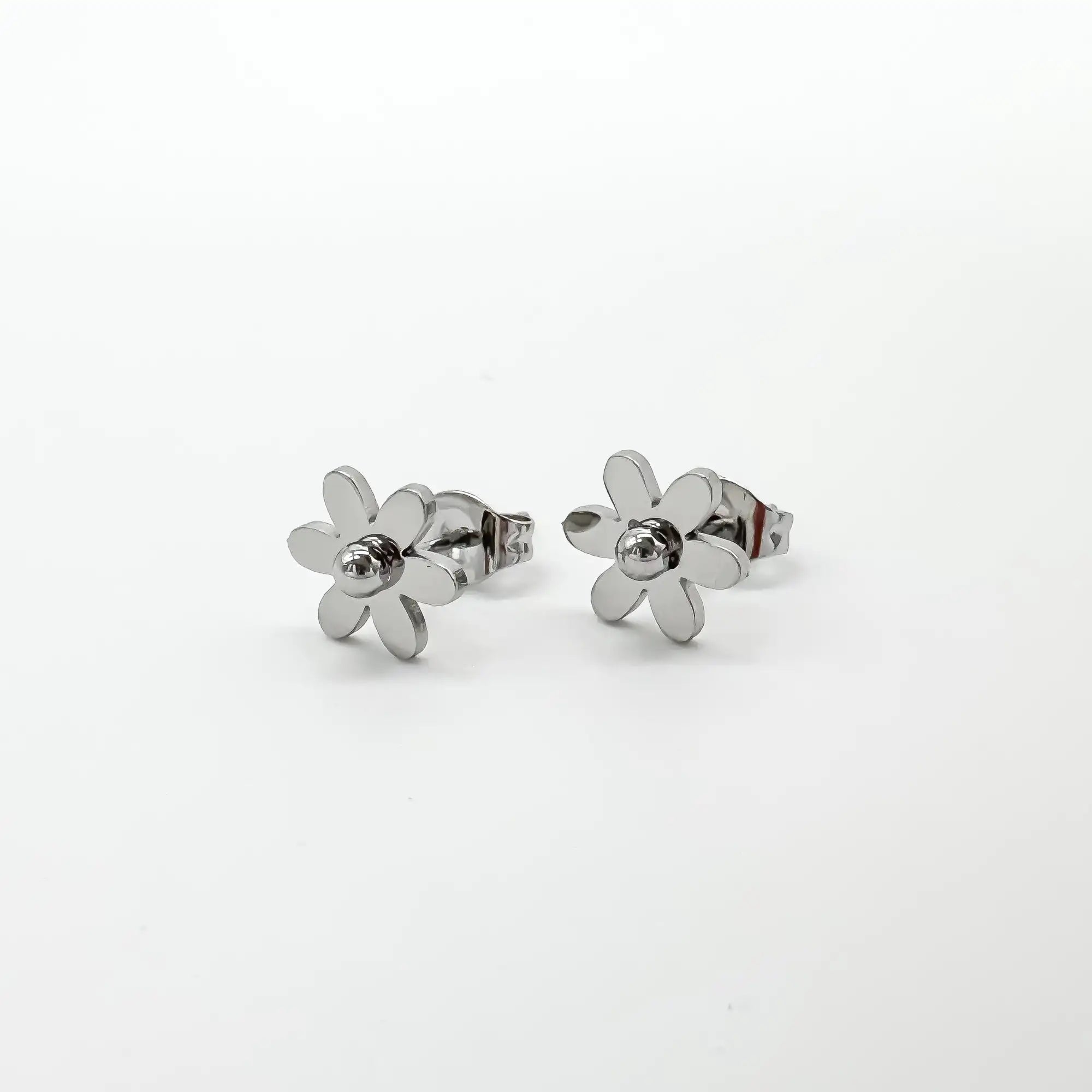 Daisy Flower - Stud - Earrings - Stainless Steel