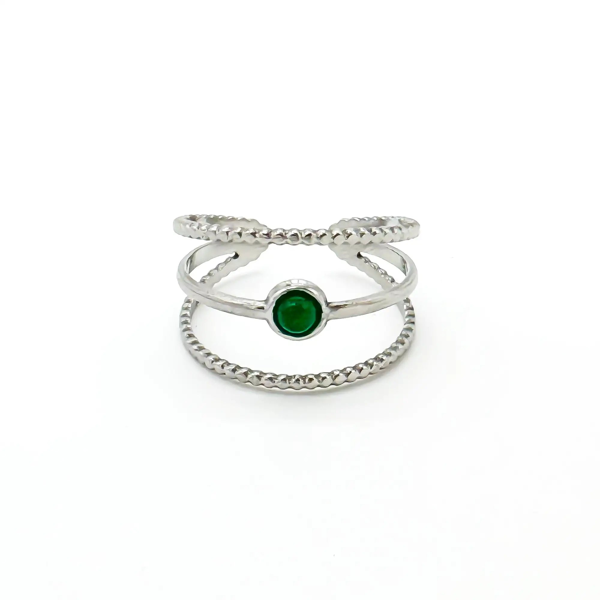 Aarya - Anillo - Acero inoxidable - Ajustable