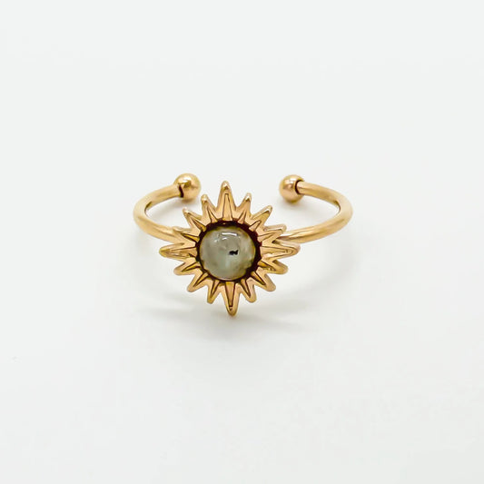 Louelle - Ring - Edelstahl - Verstellbar