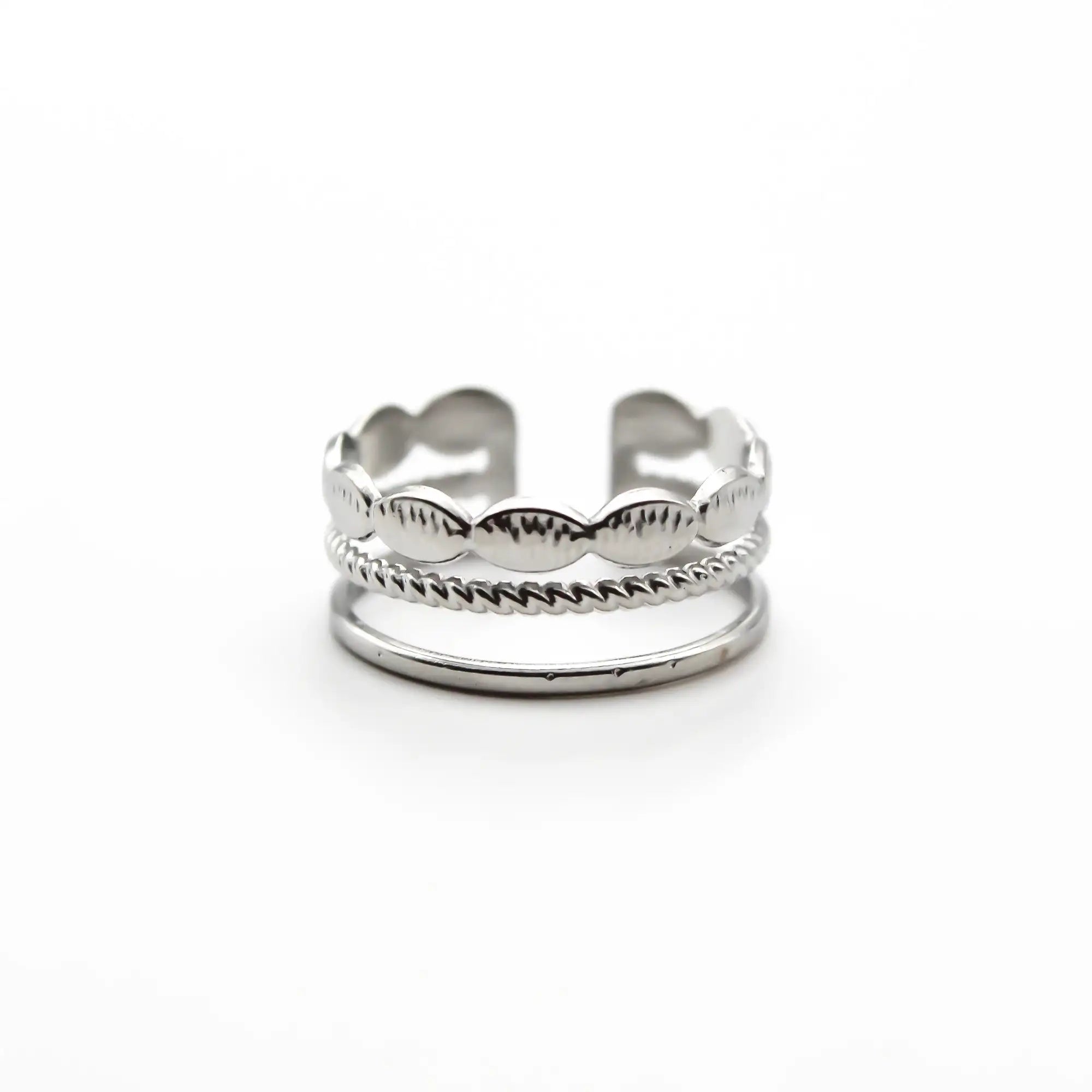 Avelie - Ring - Stainless Steel - Adjustable