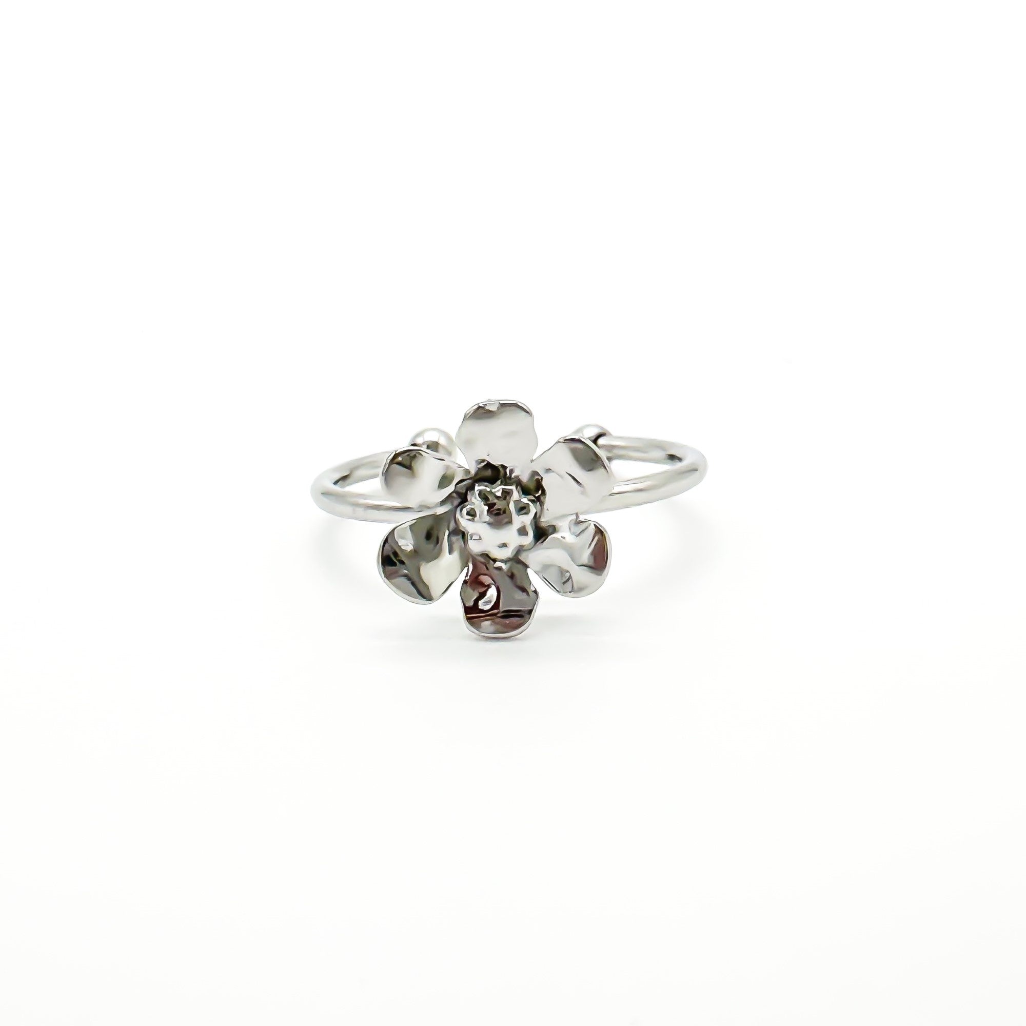 Kae Flower - Ring - Edelstahl - verstellbar