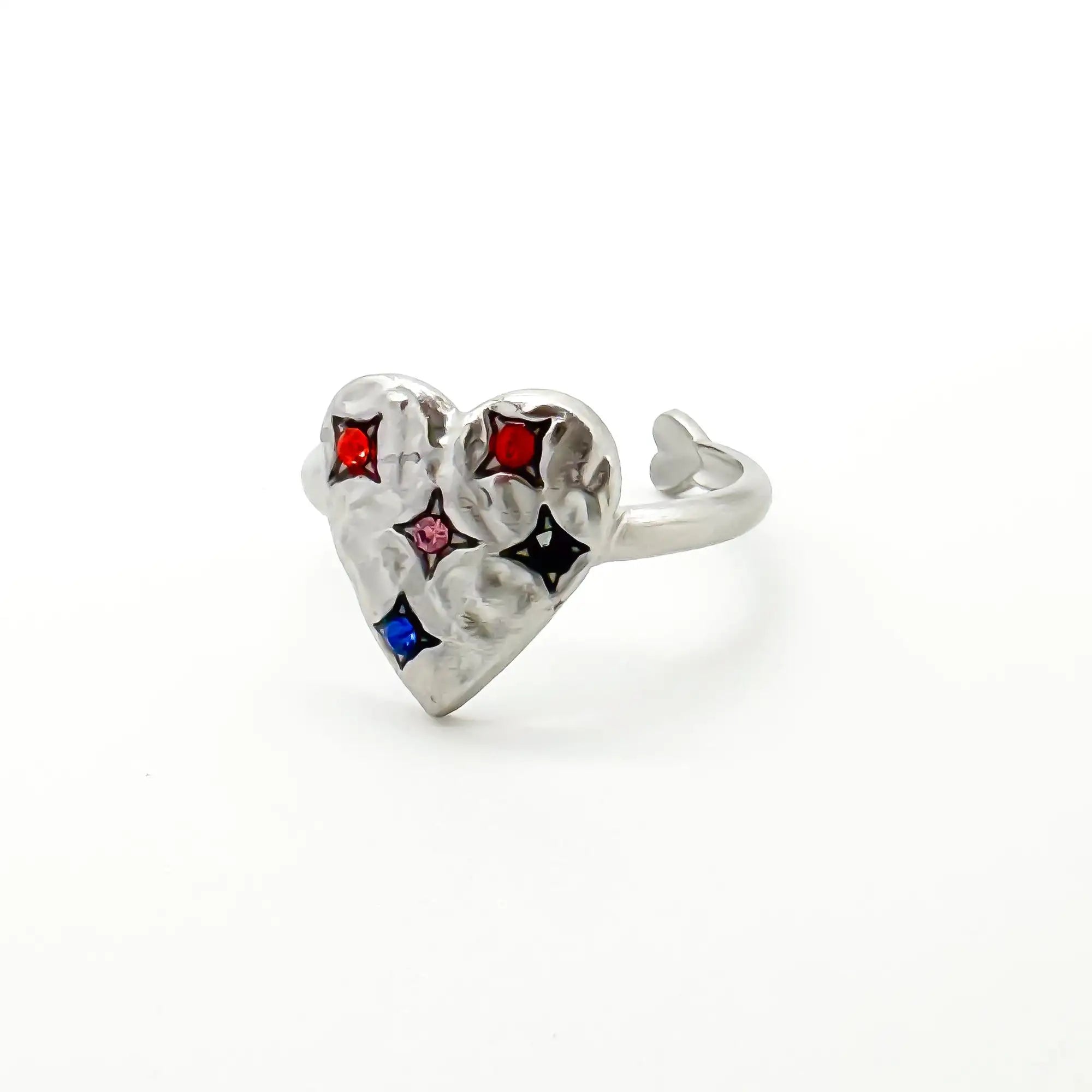 Heart - Ring - Stainless Steel - Verstelbaar