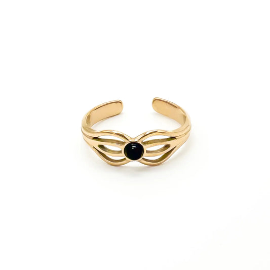 Camille - Anillo - Acero inoxidable - Ajustable