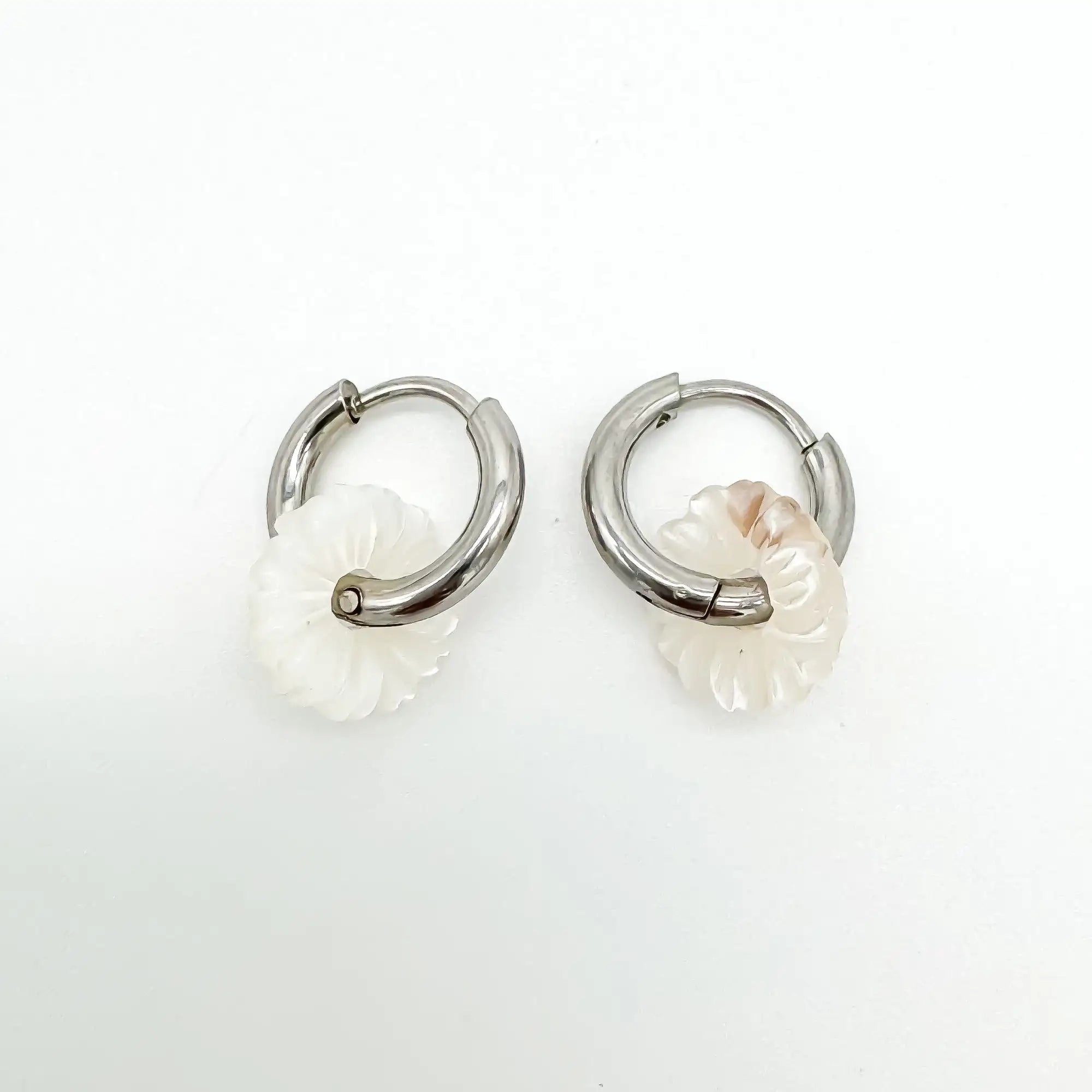 Celeste - Pendientes - Acero inoxidable