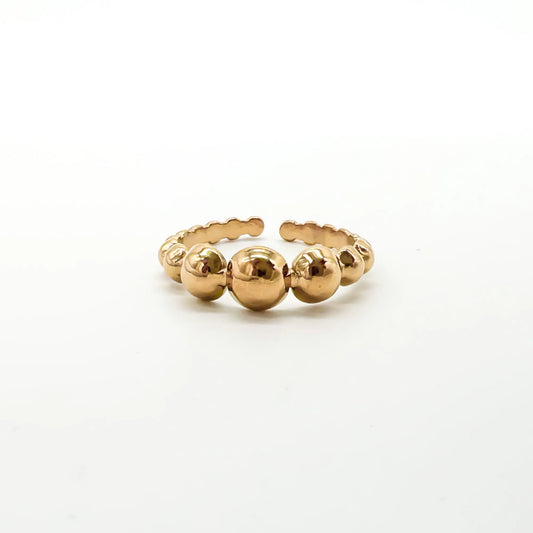 Dottie - Anillo - Acero inoxidable - Ajustable