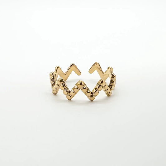 Spikey - Anillo - Acero inoxidable