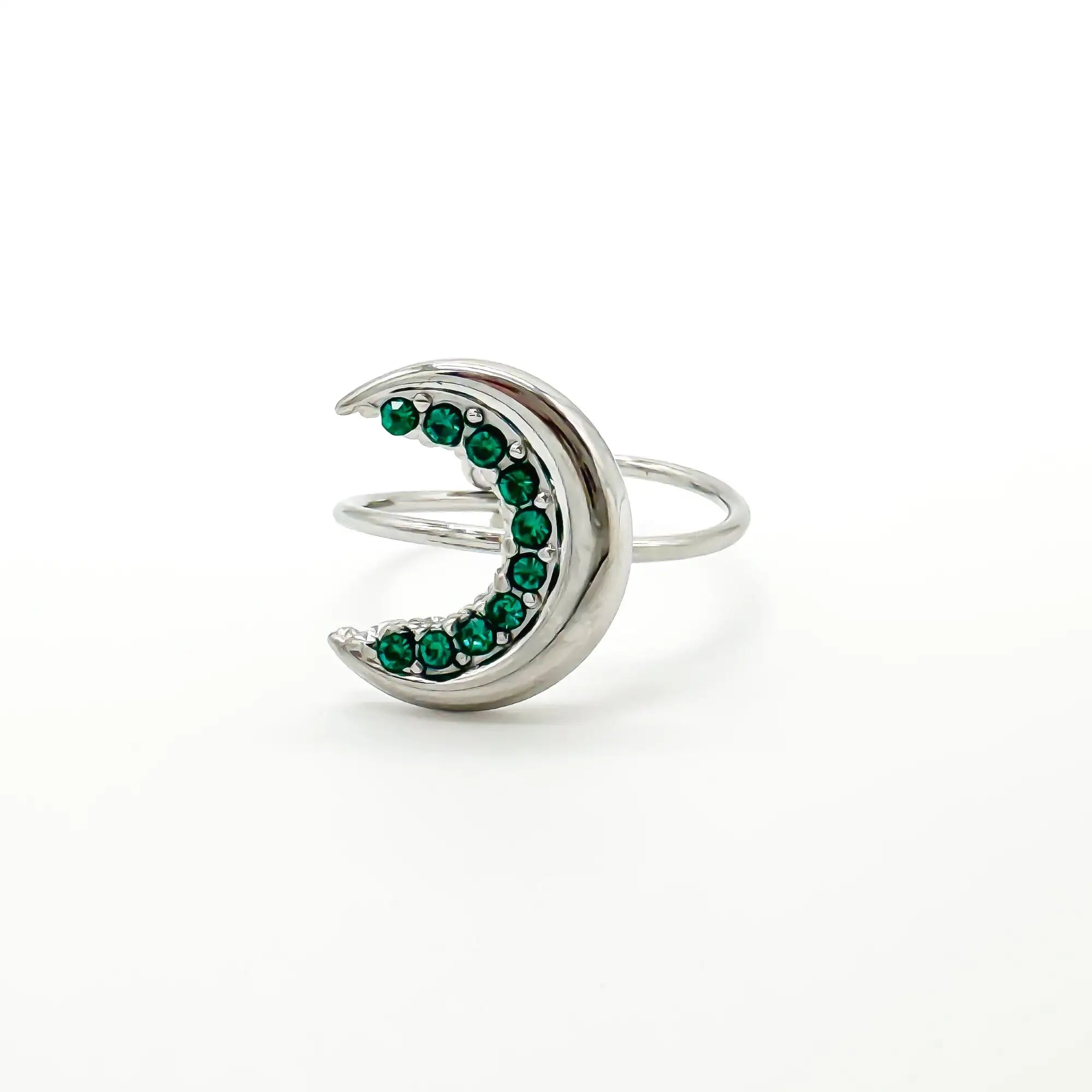 Once In A Moon - Ring - Edelstahl