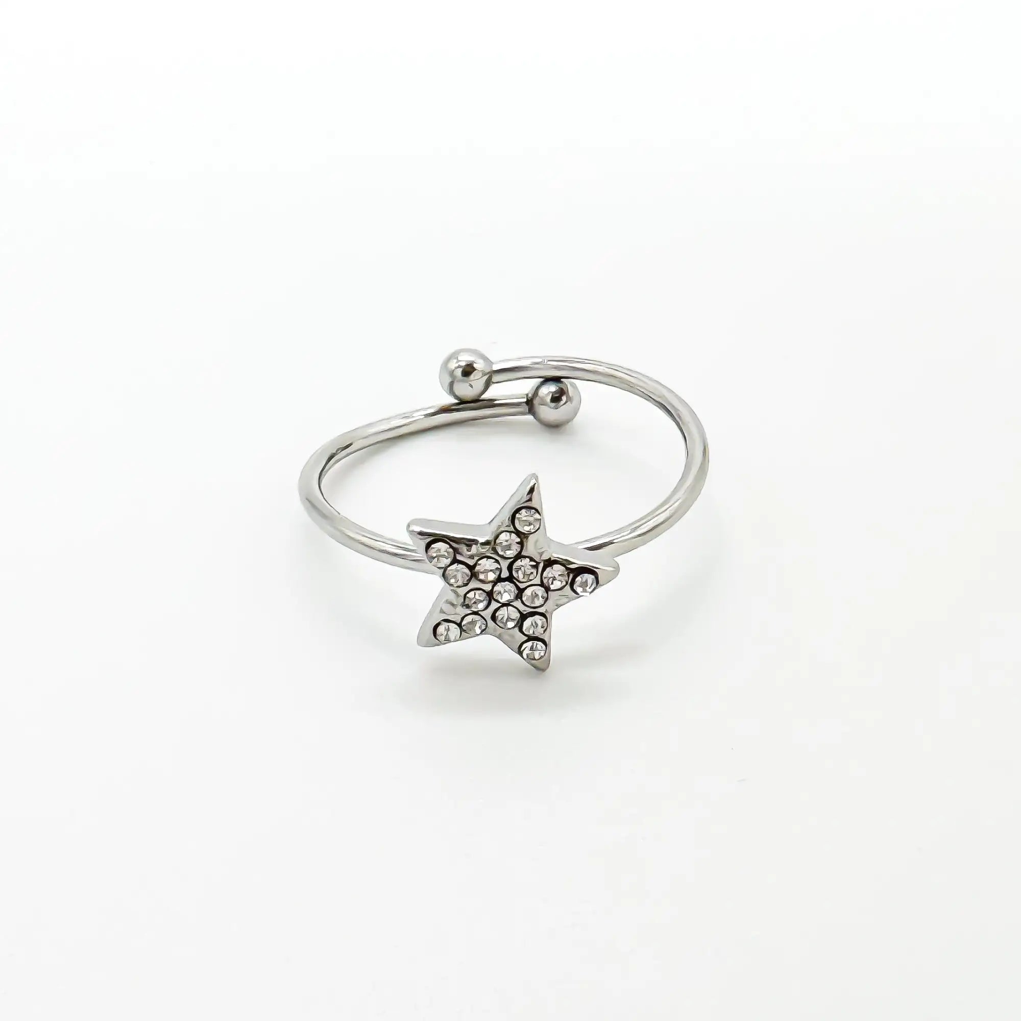 Shining Star - Ring - Edelstahl