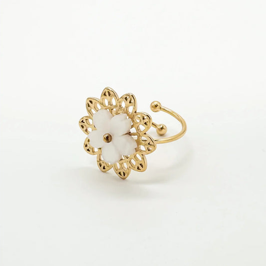 Liliana - Ring - Edelstahl - verstellbar