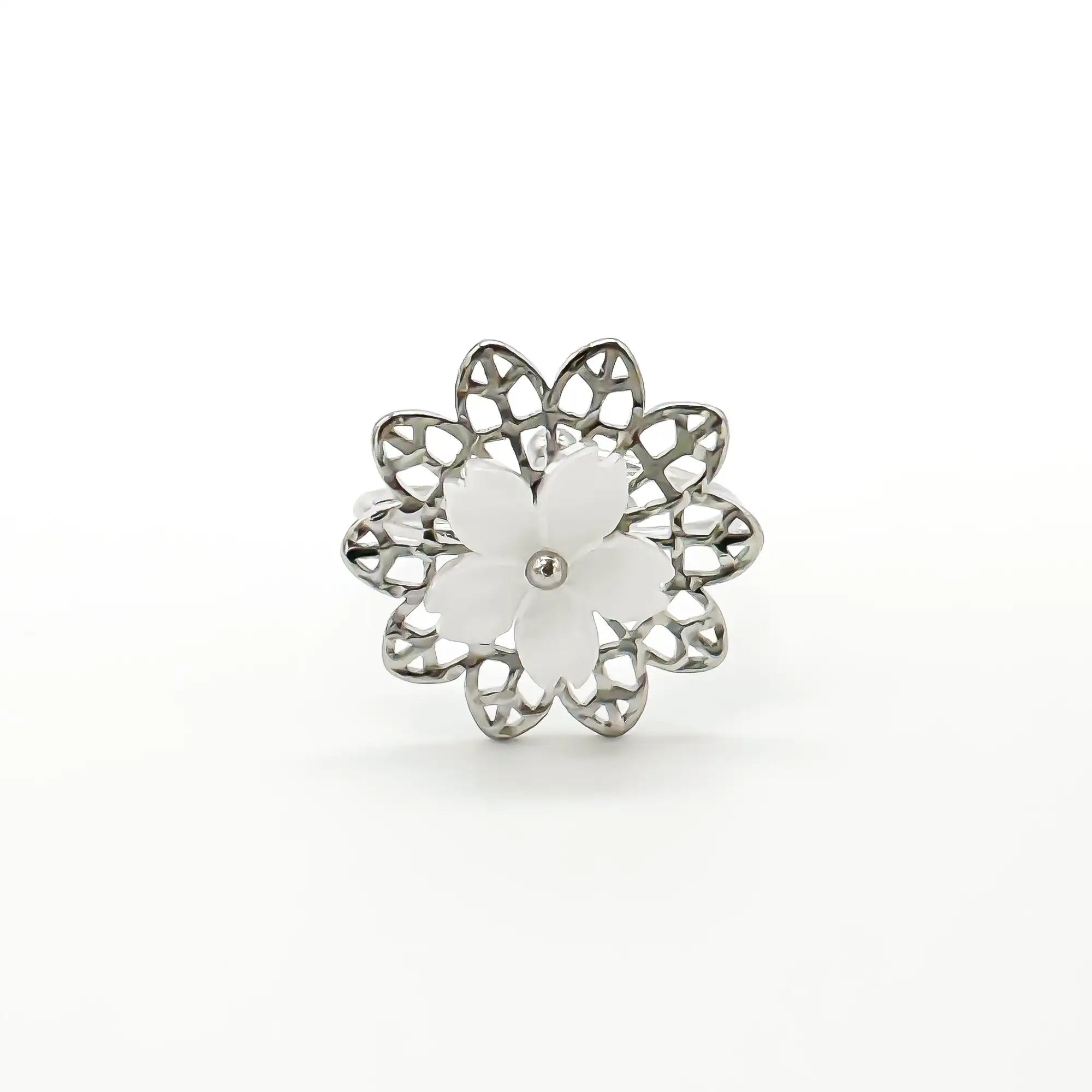 Liliana - Ring - Edelstahl - verstellbar