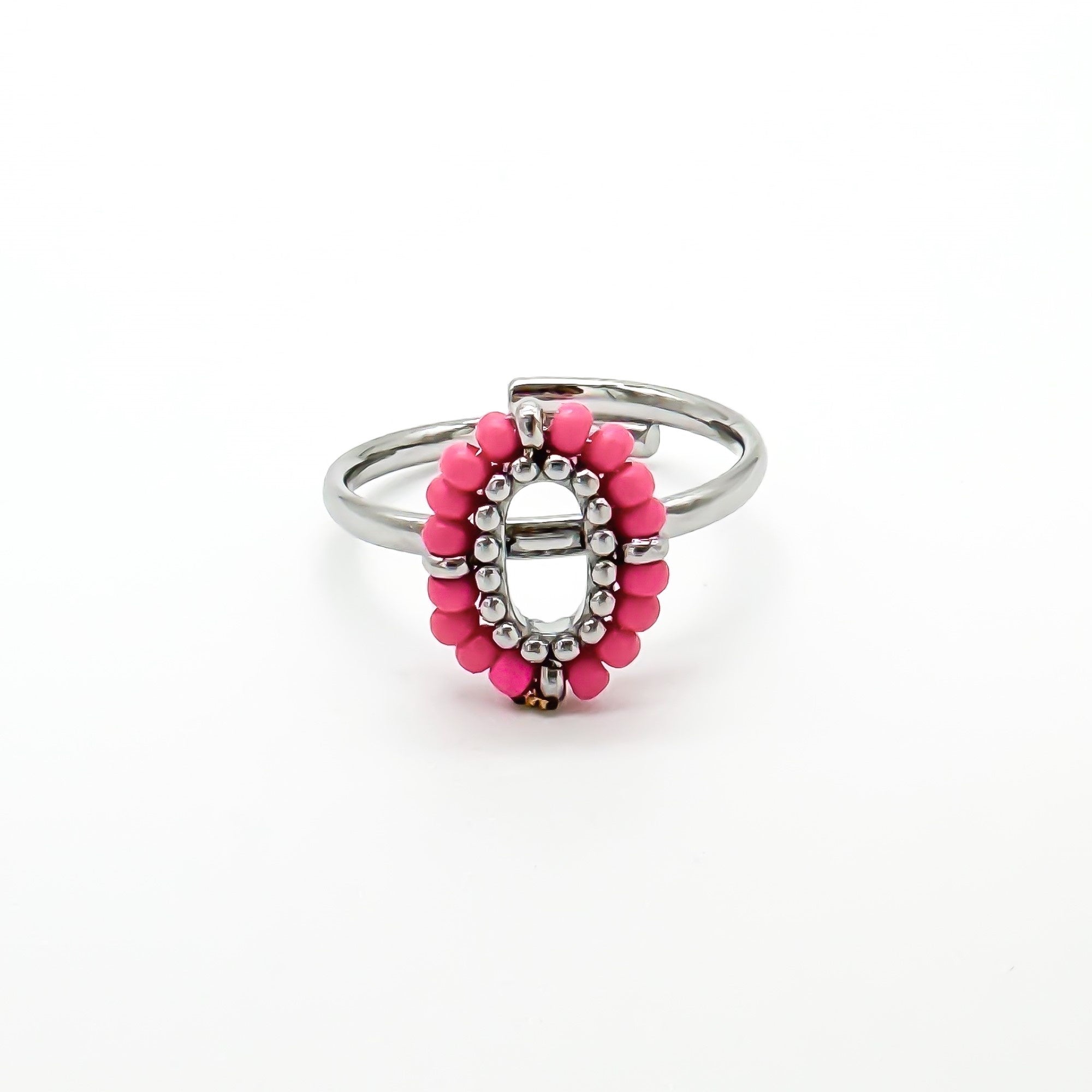 Amity - Ring Rosa - Edelstahl - Verstellbar