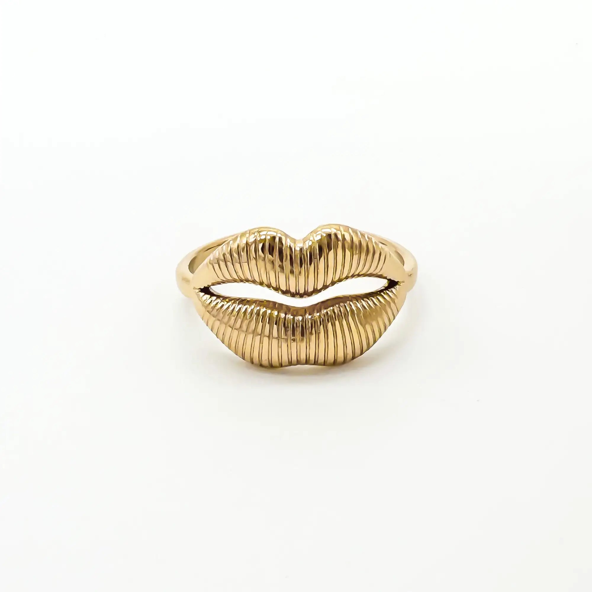 Kiss - Anillo - Acero inoxidable - Ajustable