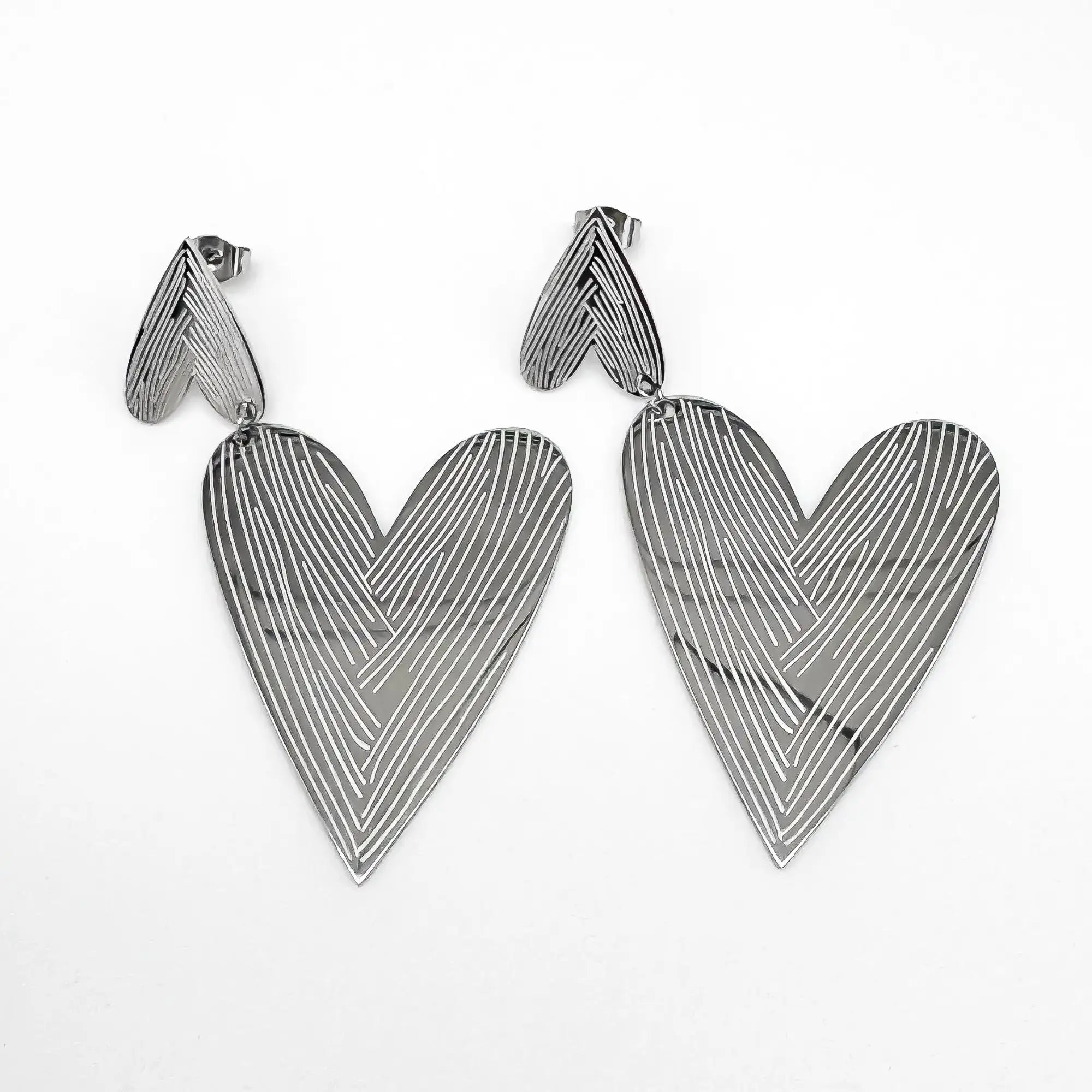 Lovin - Pendientes - Acero inoxidable