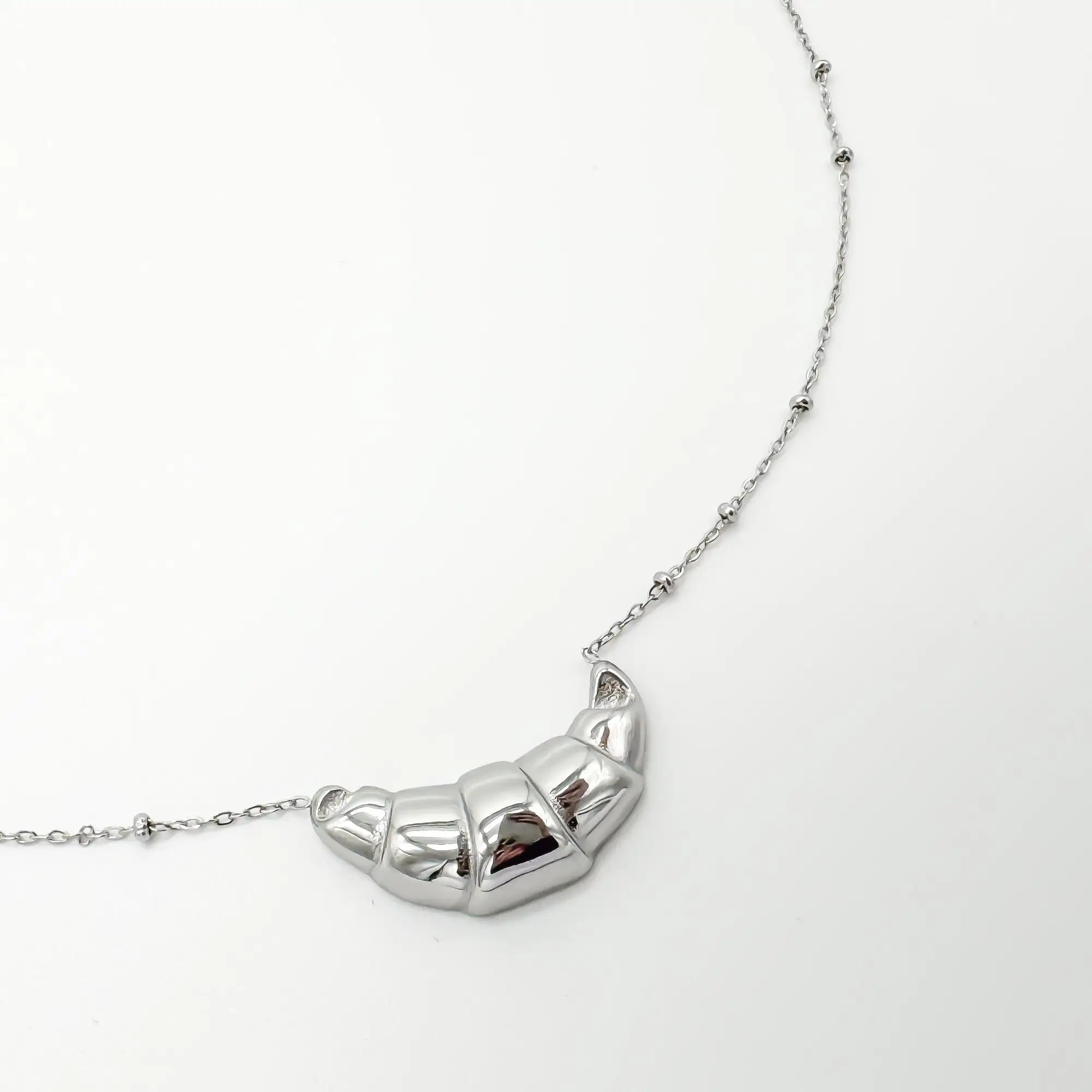 Croissant - Ketting - Stainless Steel