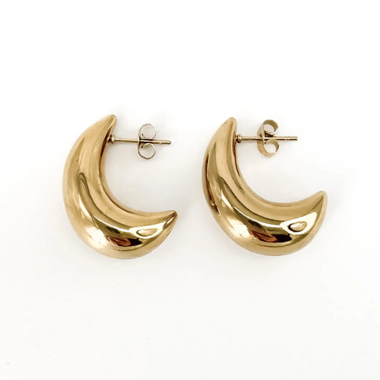 Noor - Pendientes - Acero inoxidable