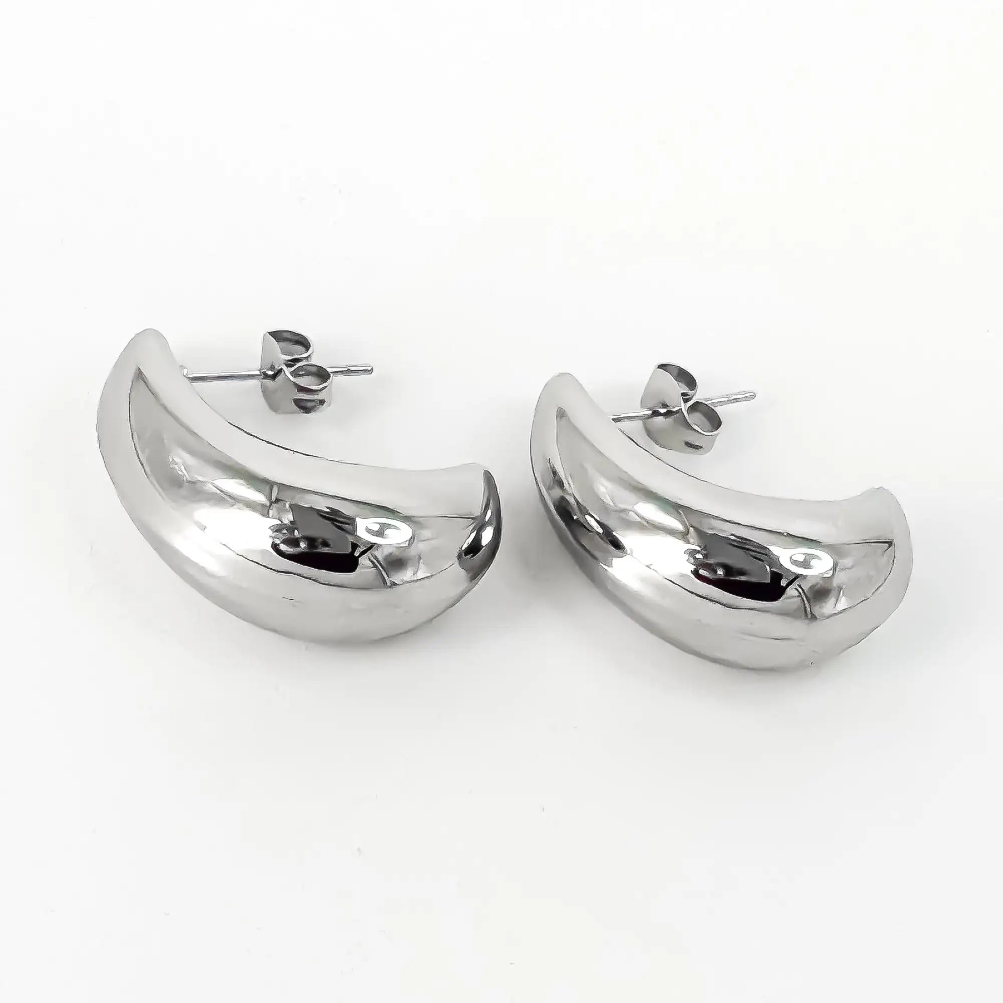 Noor - Boucles d'oreilles - Acier inoxydable