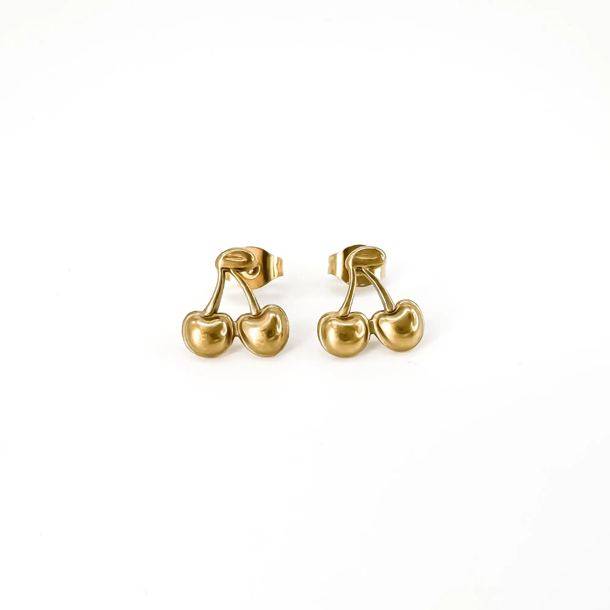 Cherry on top - Studs - Pendientes - Oro