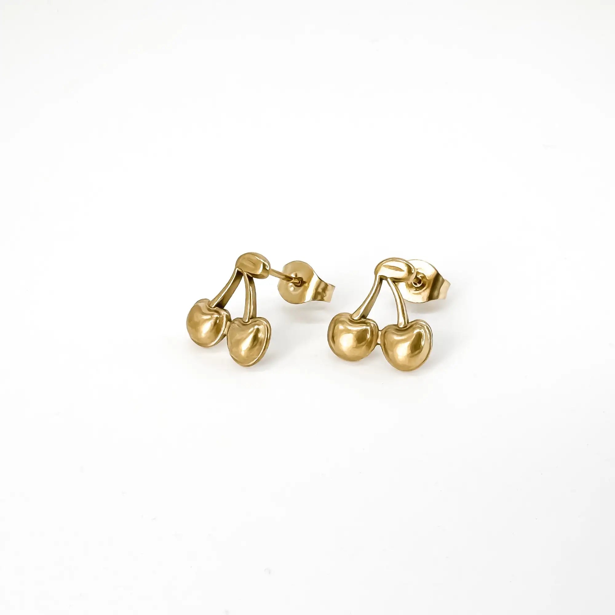 Cherry on top - Studs - Pendientes - Oro