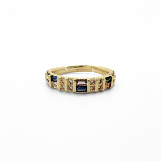 Put a ring on it - Ring - Multicolor - Verguld - Verstelbaar