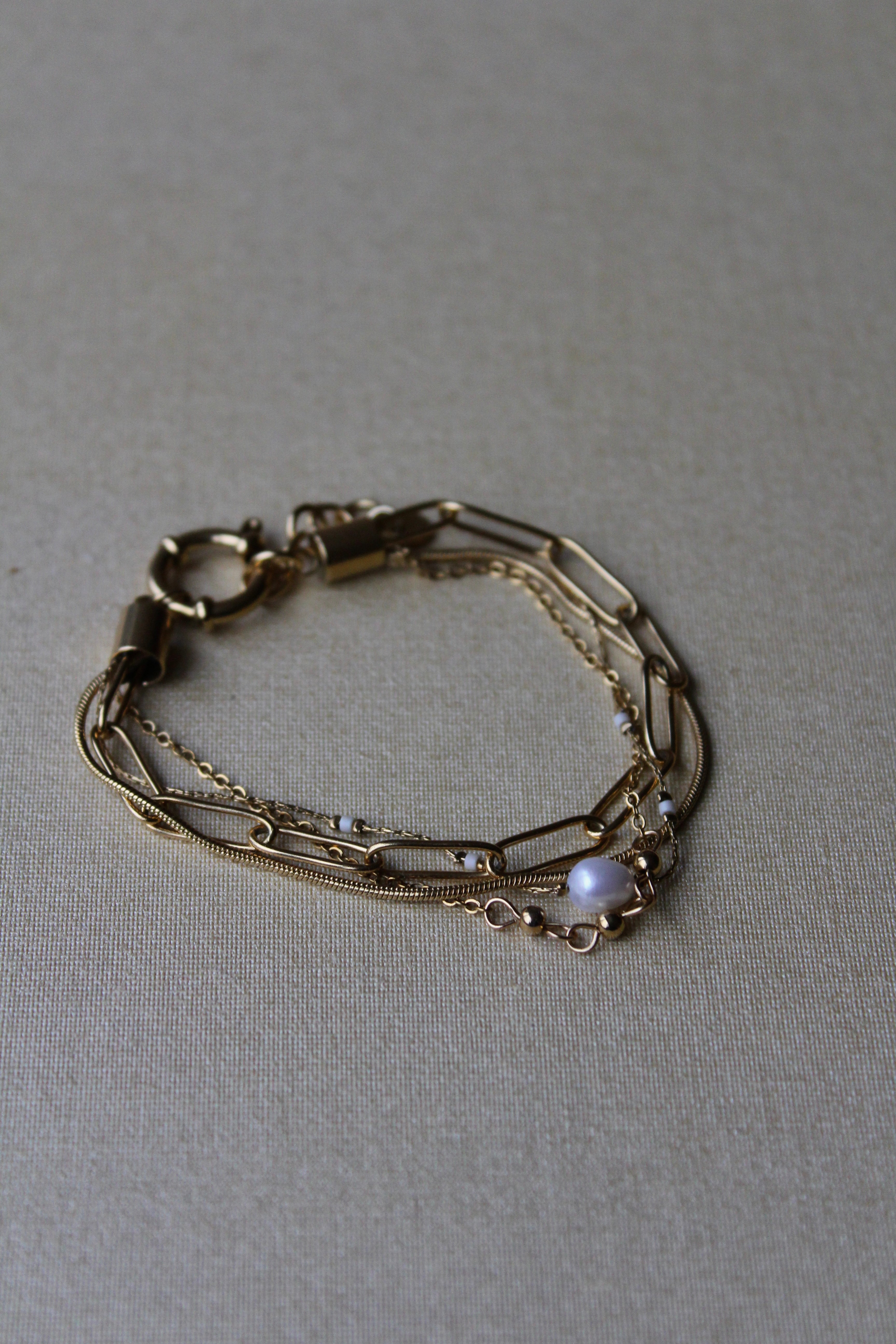 Eloise - Armband - 4 Schichten - Edelstahl