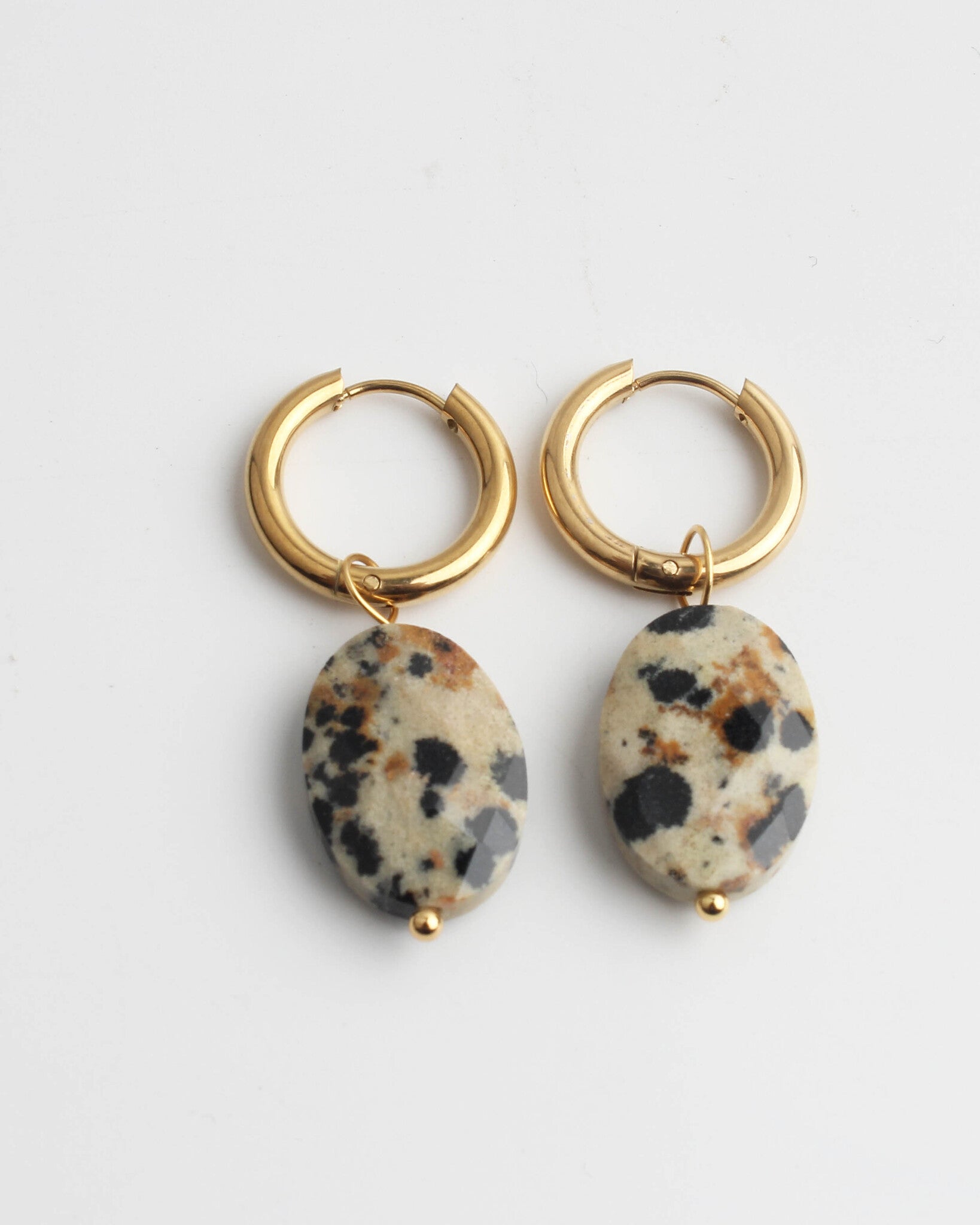 Lieze - Pendientes - Piedra natural - Acero inoxidable