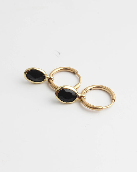 Oval Dana - Earrings - Stainless Steel