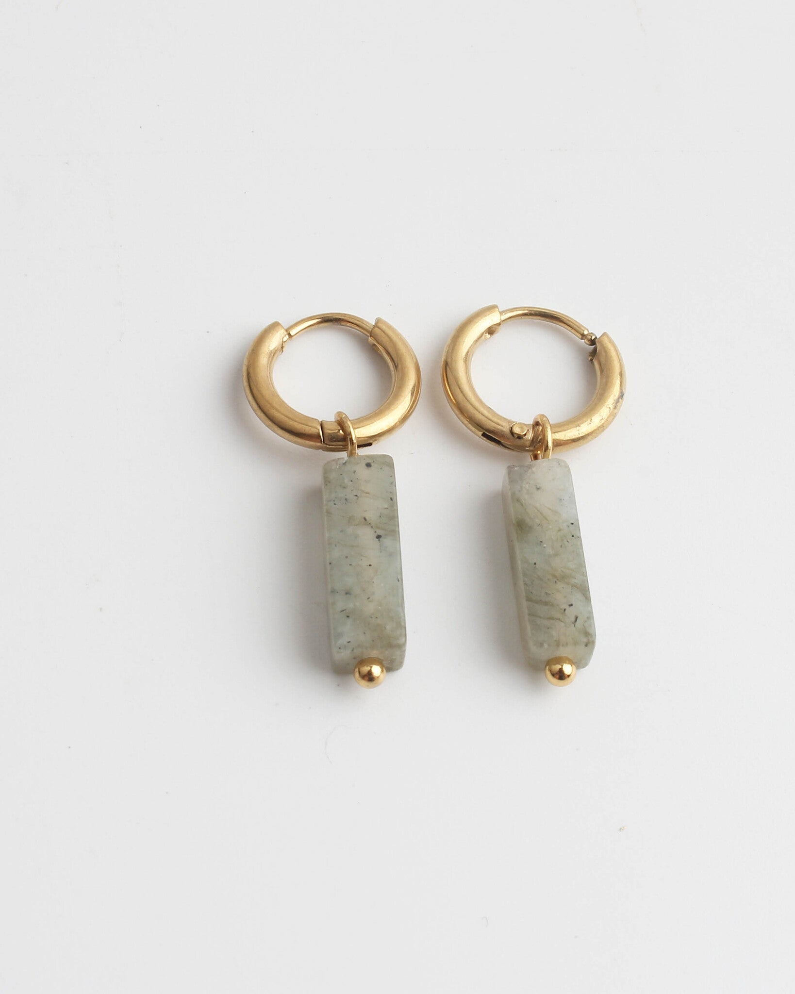 Dora - Earrings - Natural Stone - Stainless Steel