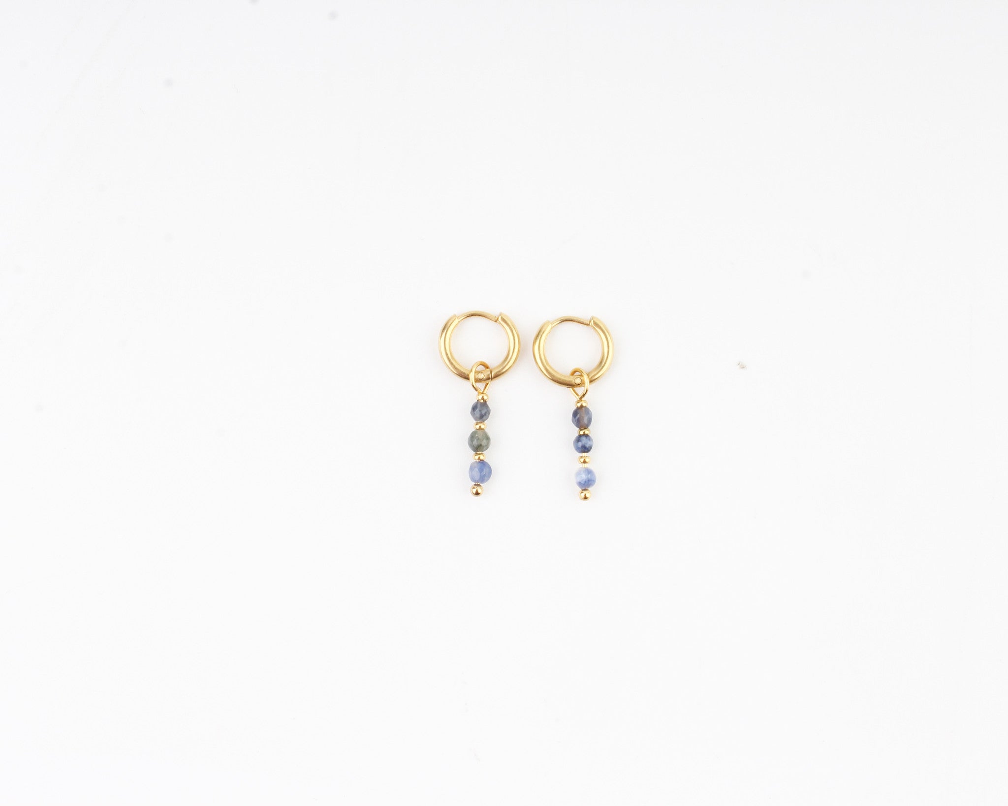 Mon Cheri - Boucles d'oreilles - Pierre naturelle - Acier inoxydable