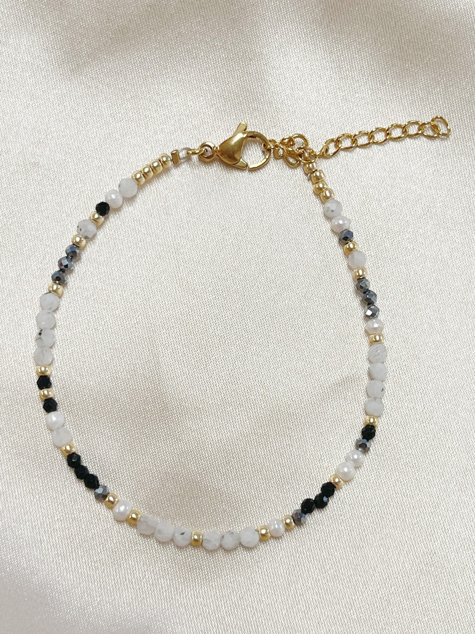 Tira - Armband - Naturstein - Edelstahl