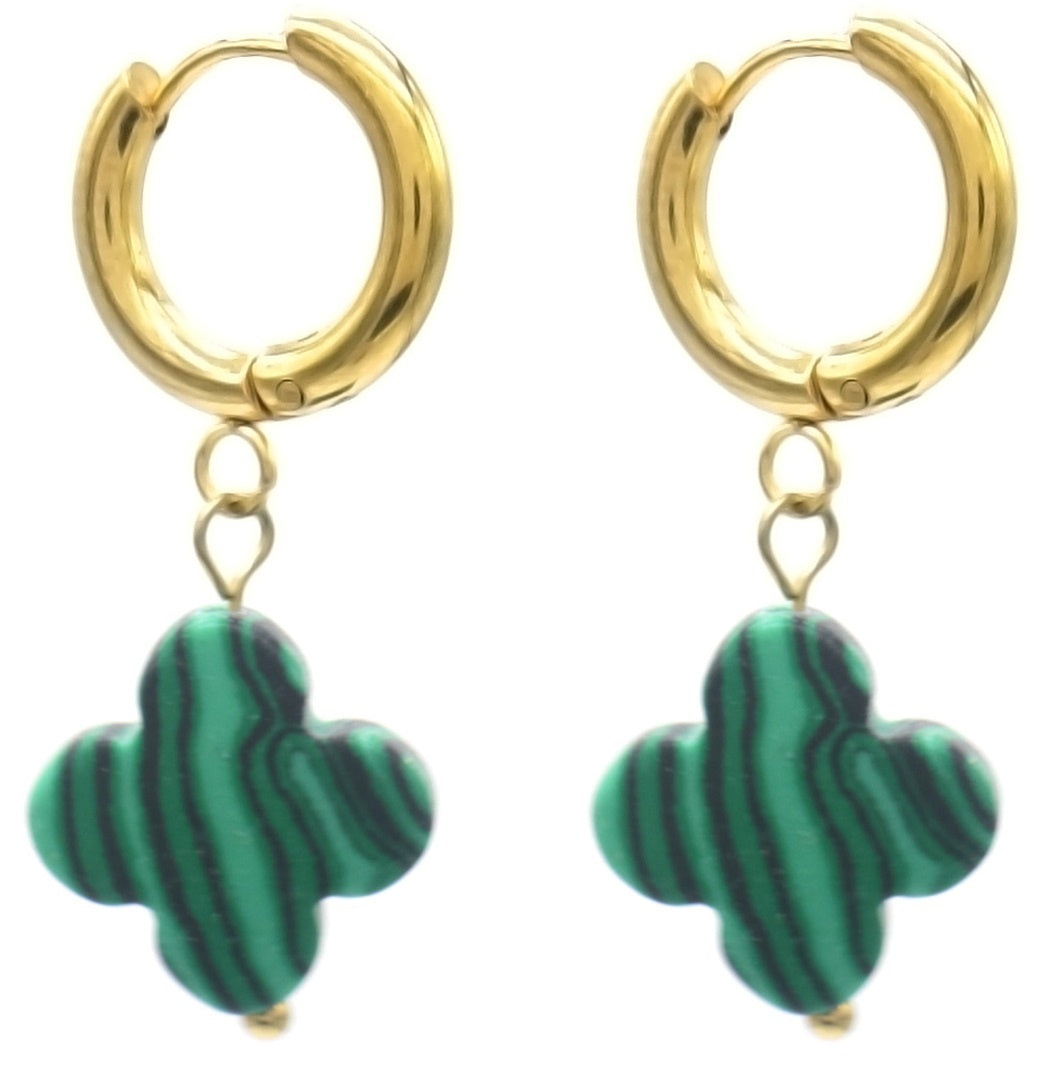 Lucky - Pendientes - Acero inoxidable