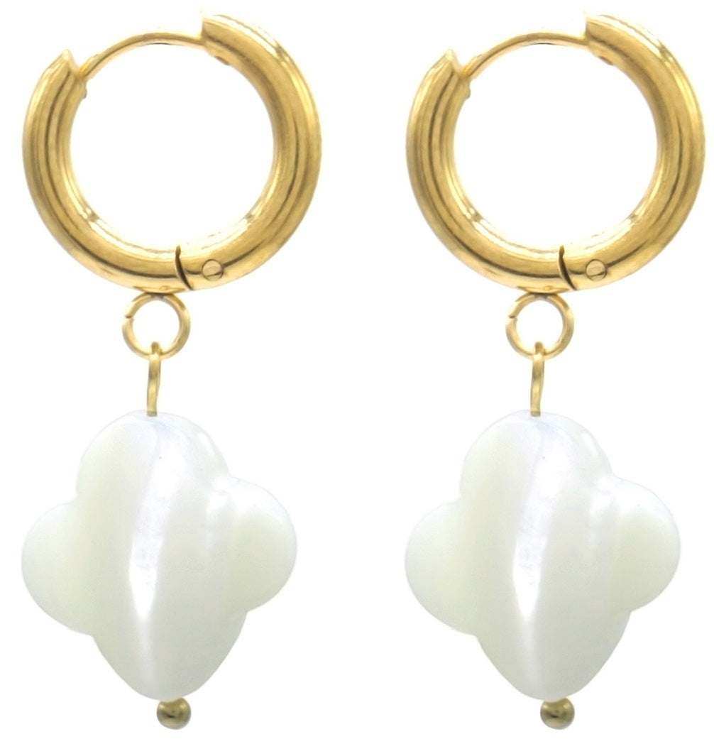 Lucky - Pendientes - Acero inoxidable