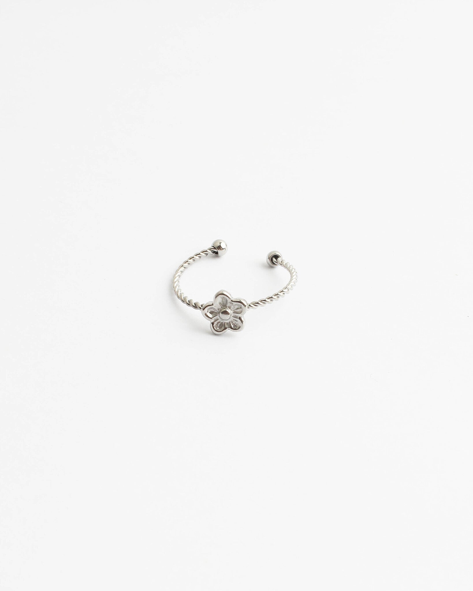 Daisy Twist - Ring - Edelstahl - Einstellbar