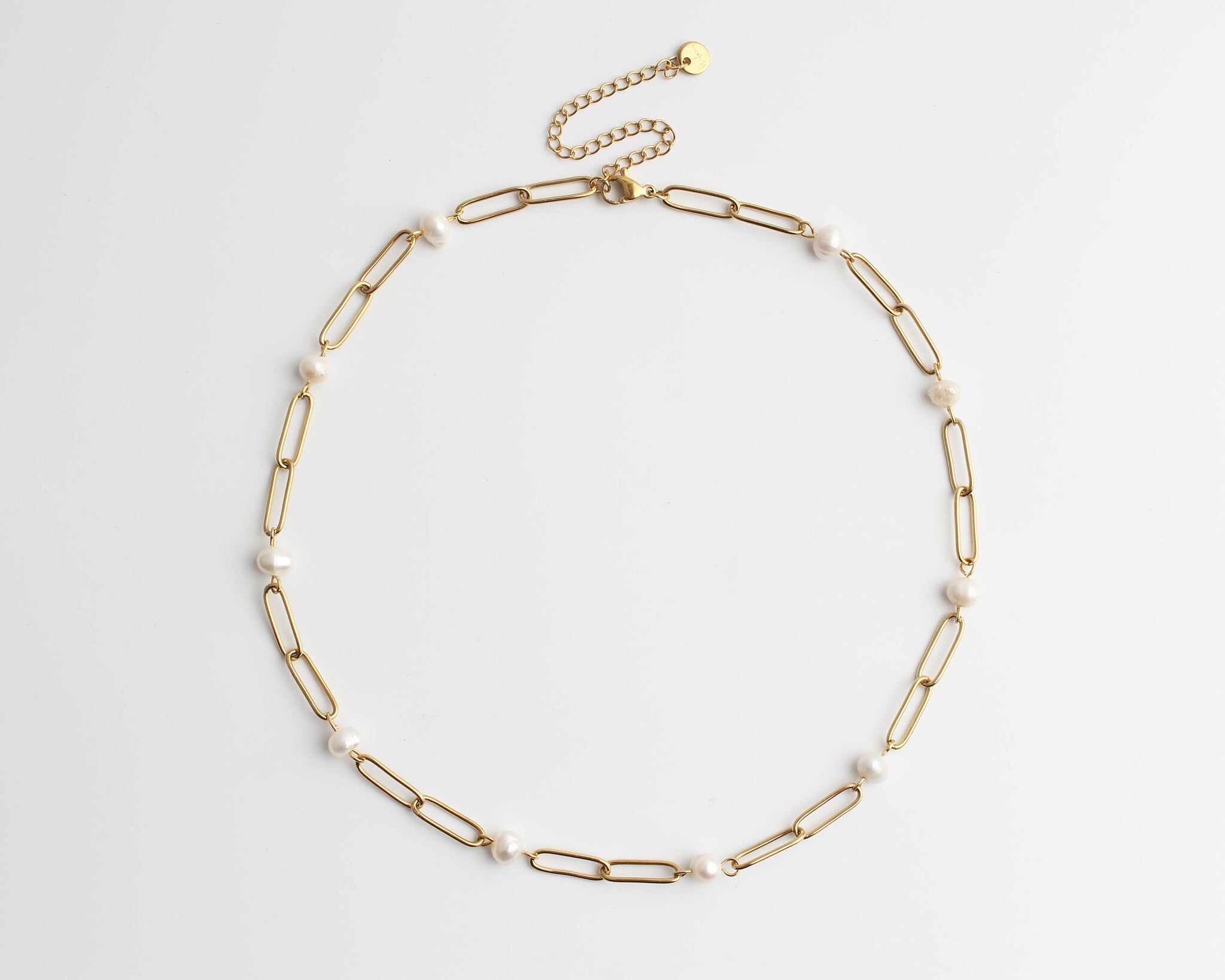 Pearly Chain - Collar - Acero inoxidable