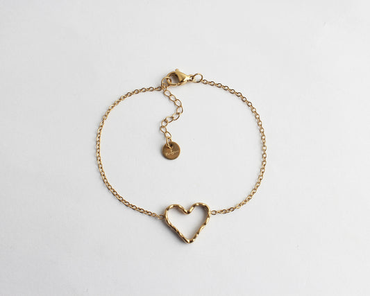 Cuore - Bracciale - Acciaio inossidabile