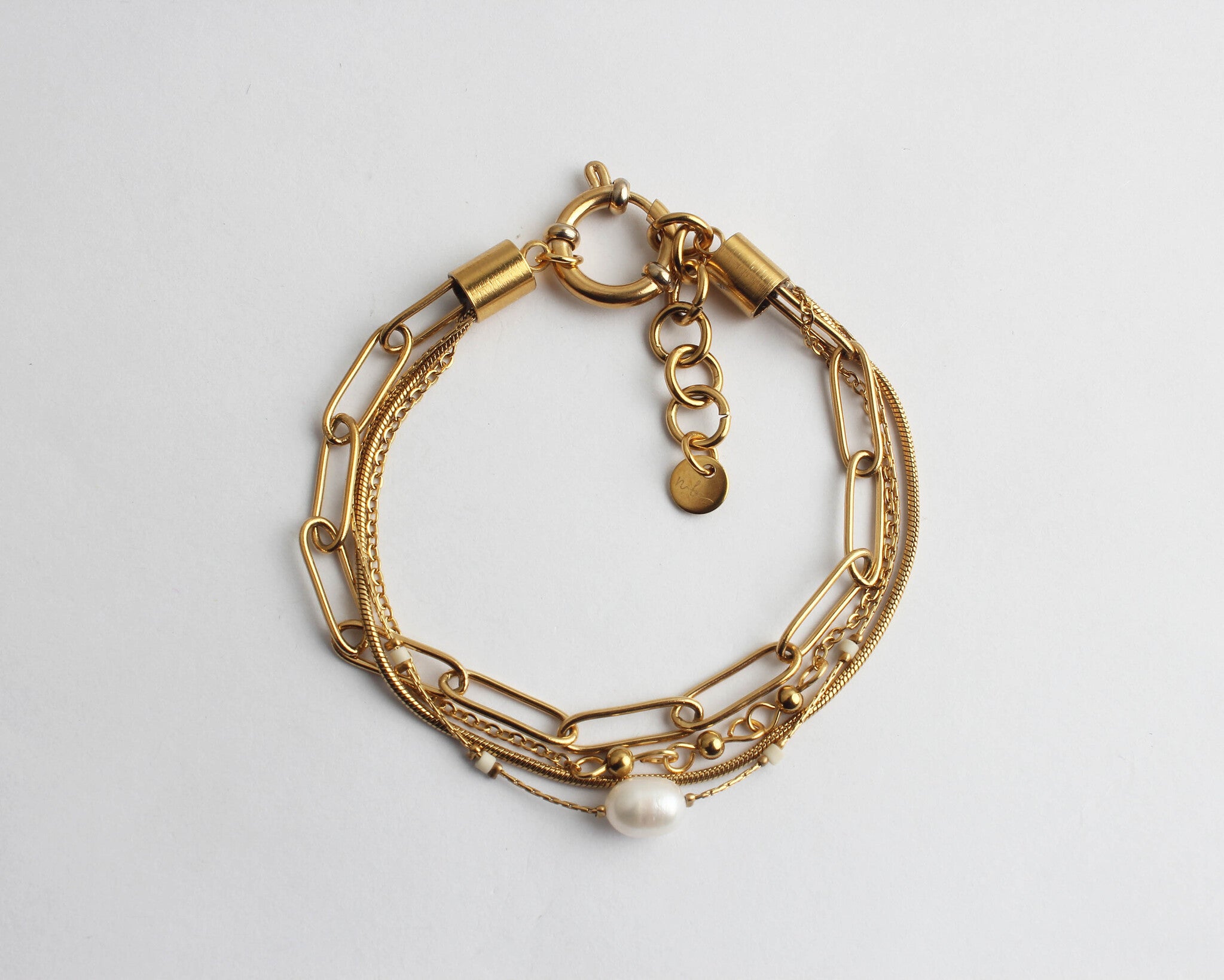 Eloise - Bracciale - 4 strati - Acciaio inossidabile