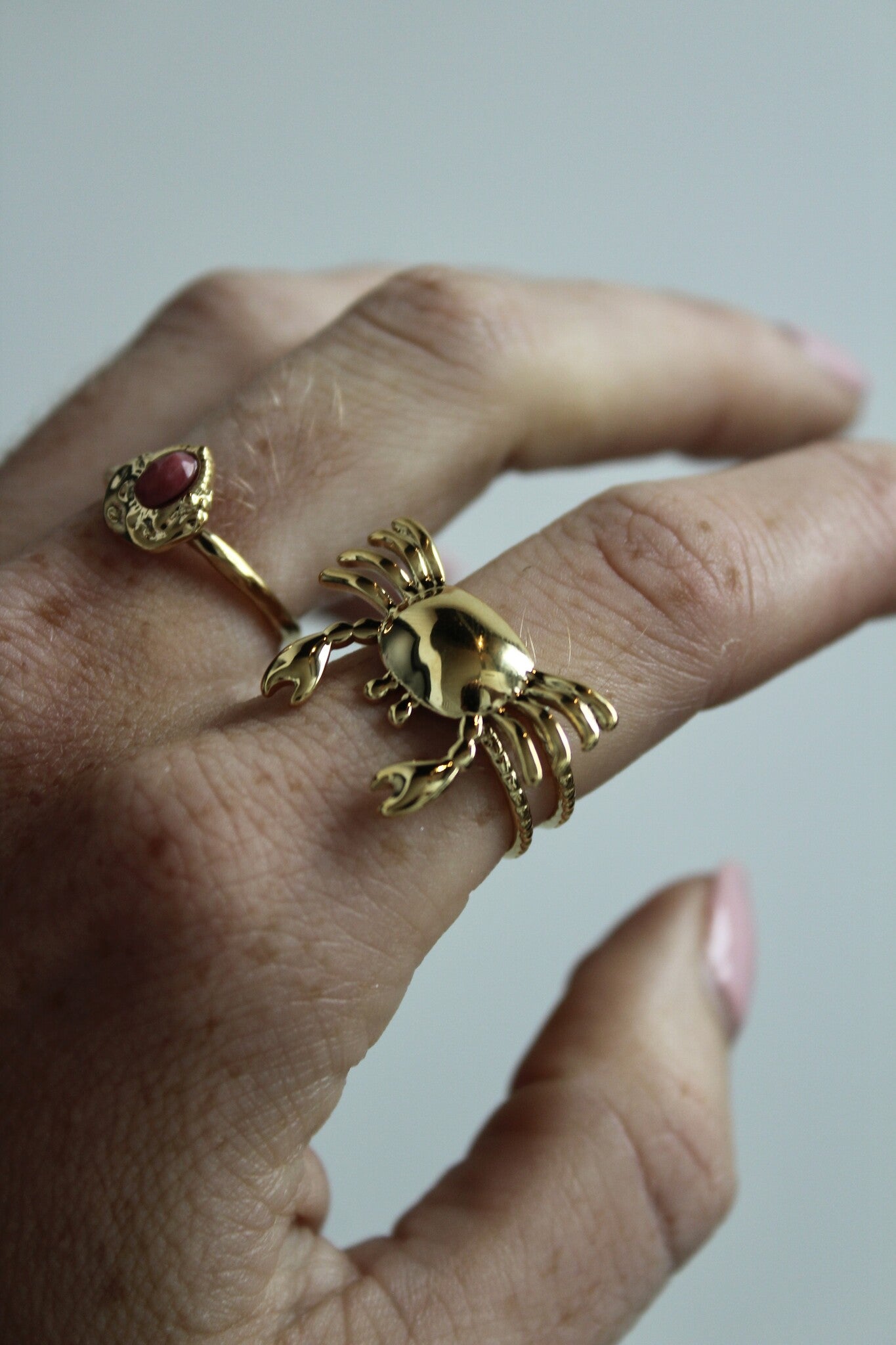 Crabby - Ring - Stainless Steel - Verstelbaar