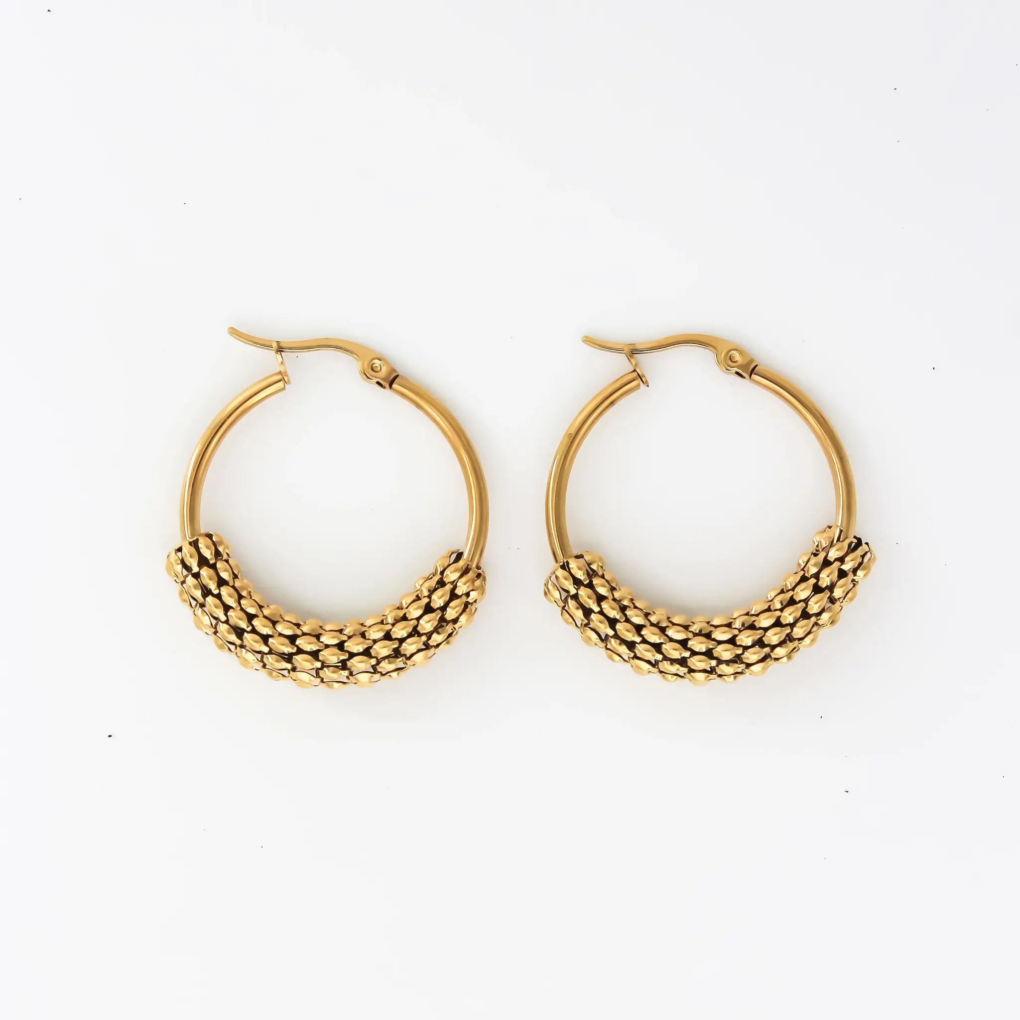 Classy Hoops - Boucles d'oreilles - Acier inoxydable