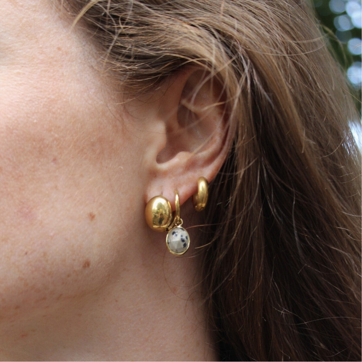 Ovally - Pendientes - Acero inoxidable