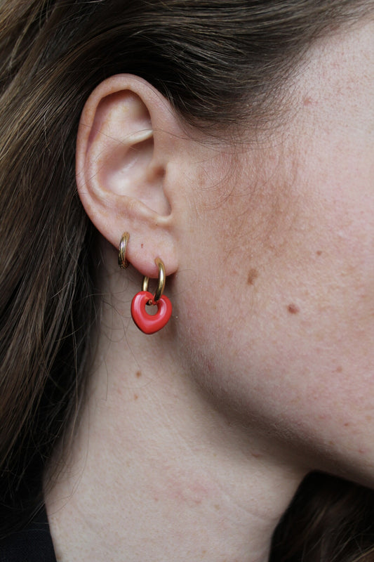 Beau - Pendientes - Acero inoxidable