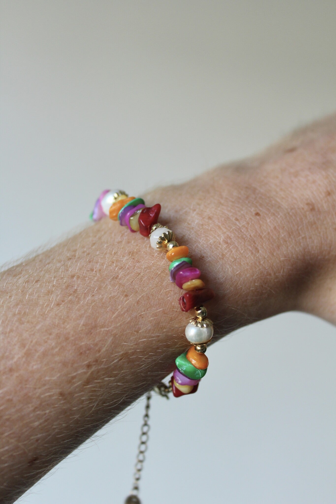 Rainbow Shell - Armband - Edelstahl