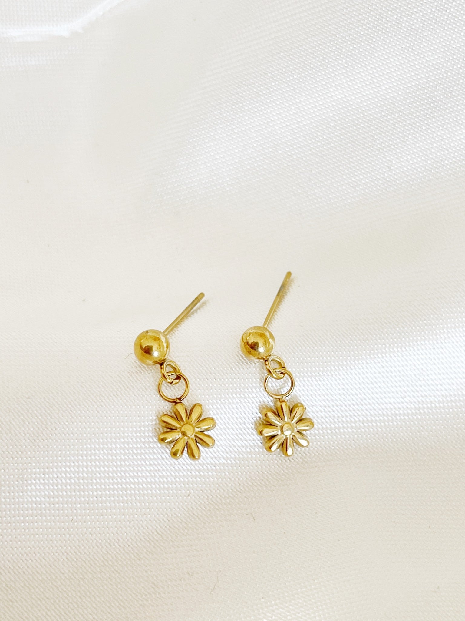 Little Daisy Stud - Pendientes - Acero inoxidable