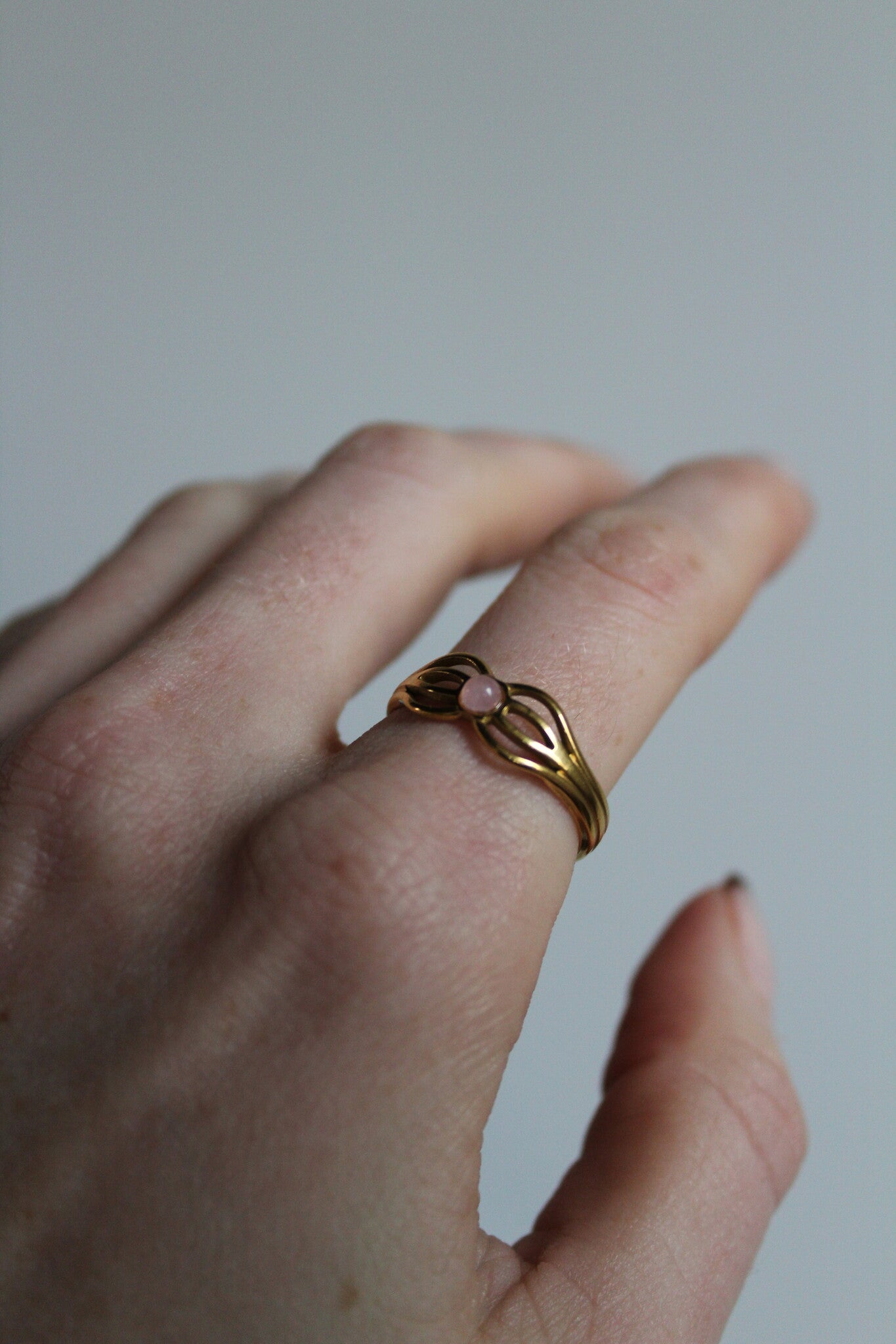 Camille - Ring - Edelstahl - verstellbar