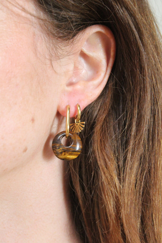 Evi - Pendientes - Acero inoxidable