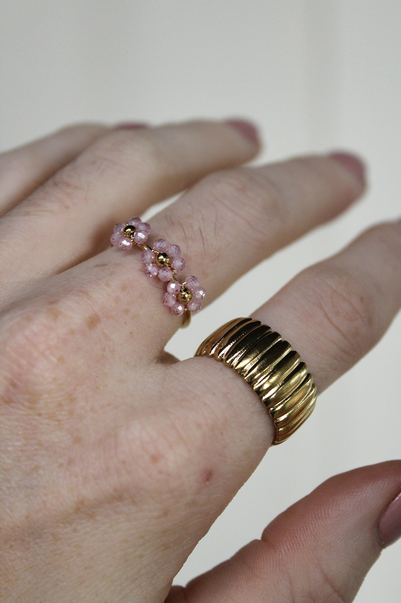 Kimmie - Anillo - Acero inoxidable - Ajustable