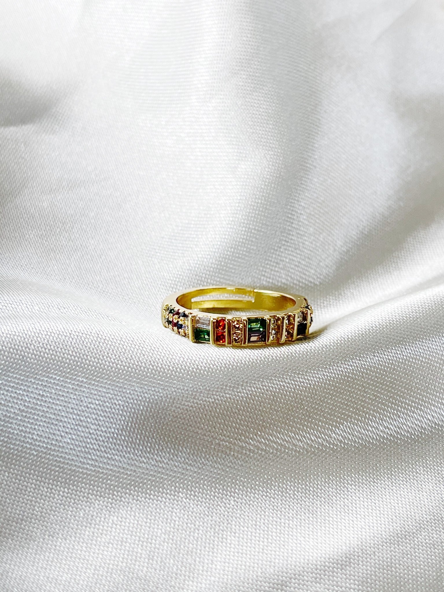 Put a ring on it - Ring - Multicolor - Gold-plated - Adjustable