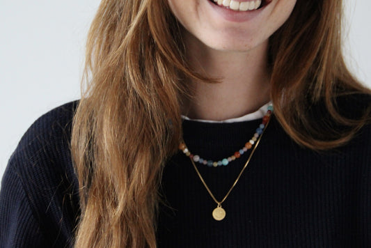 Smiley - Collar - Acero inoxidable