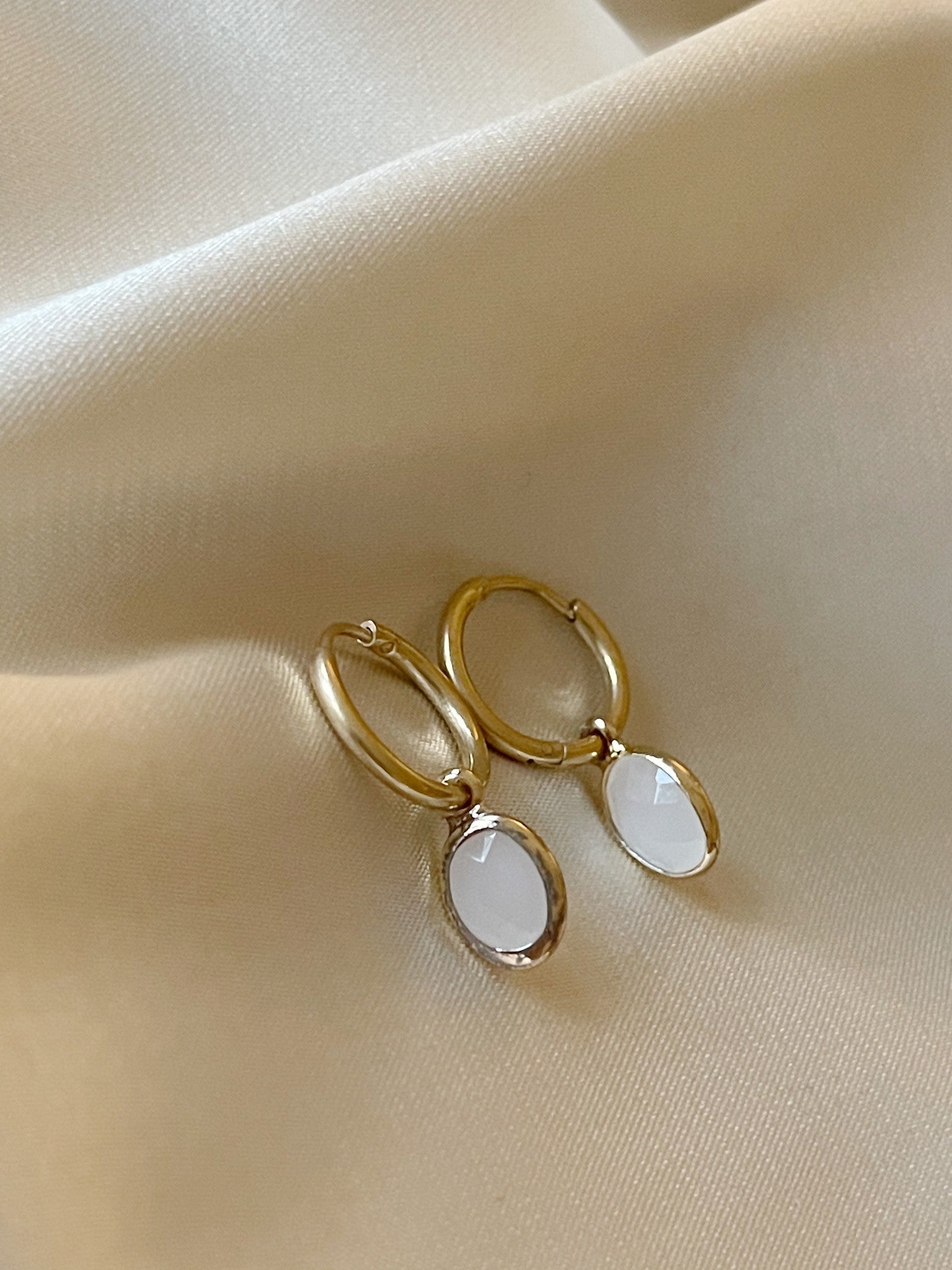 Oval Dana - Earrings - Stainless Steel