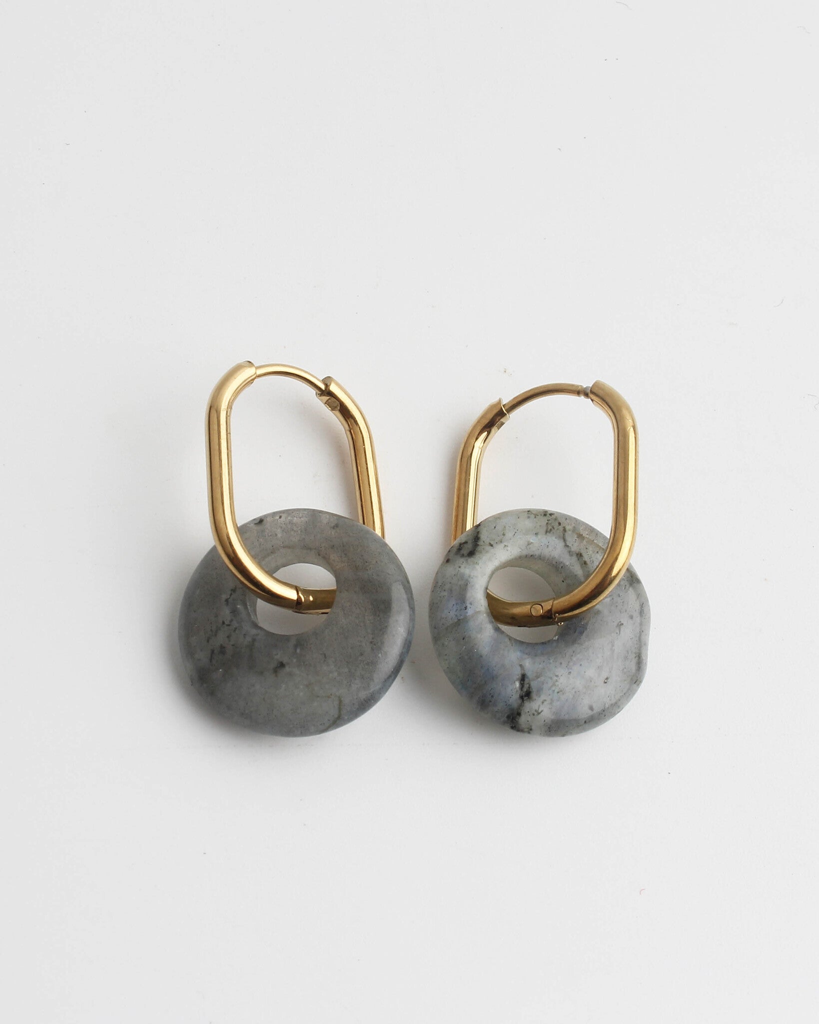 Tirza - Pendientes - Piedra natural - Acero inoxidable